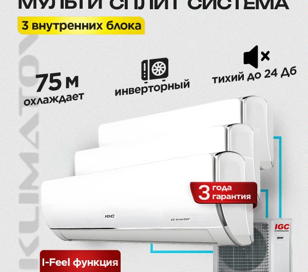 Мульти сплит системы и их характеристики